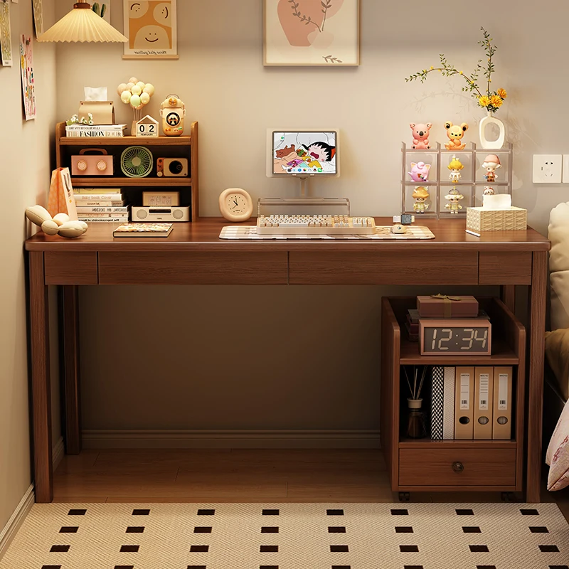 

%*l forSolid wood desk student home study table ultra-narrow bedroom small table 40CM small