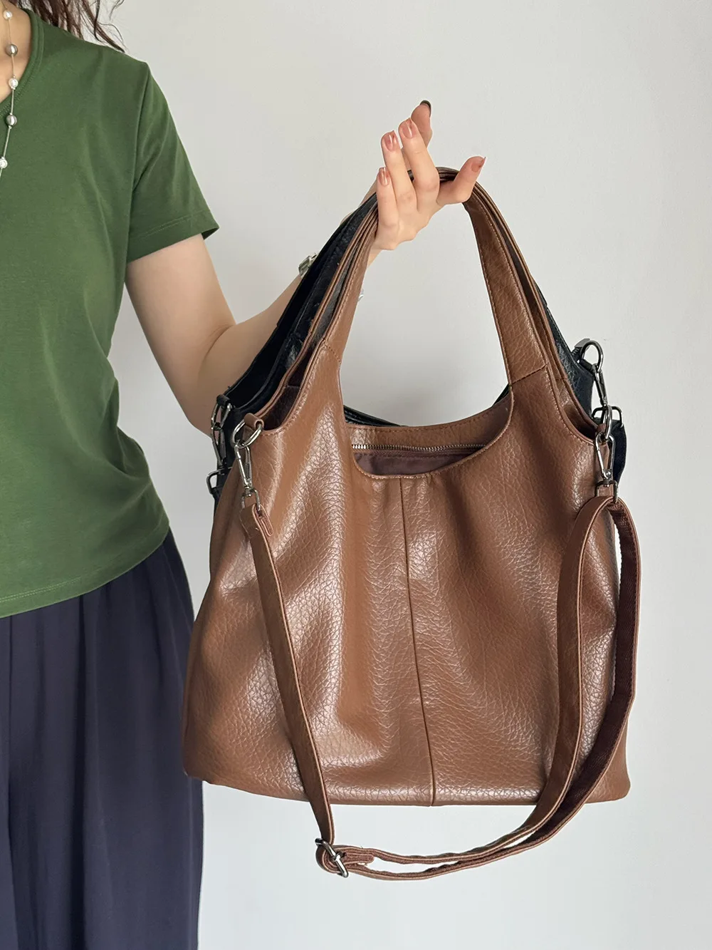 CGCBAG Designers Luxury Brand Tote Bags Lage Capacity Crossbody Women's Shoulder Bag Simple Commuting Female Handbags PU Leather