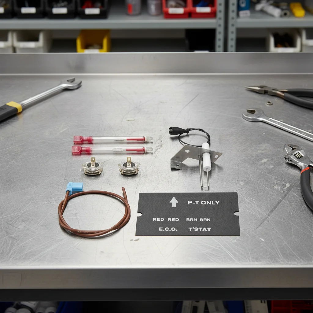 

1set RV Water Heater Thermal Cutoff Kit Replacement For Atwood 91447 93866 93868 Circuit Breaker Assembly Thermostat Kit