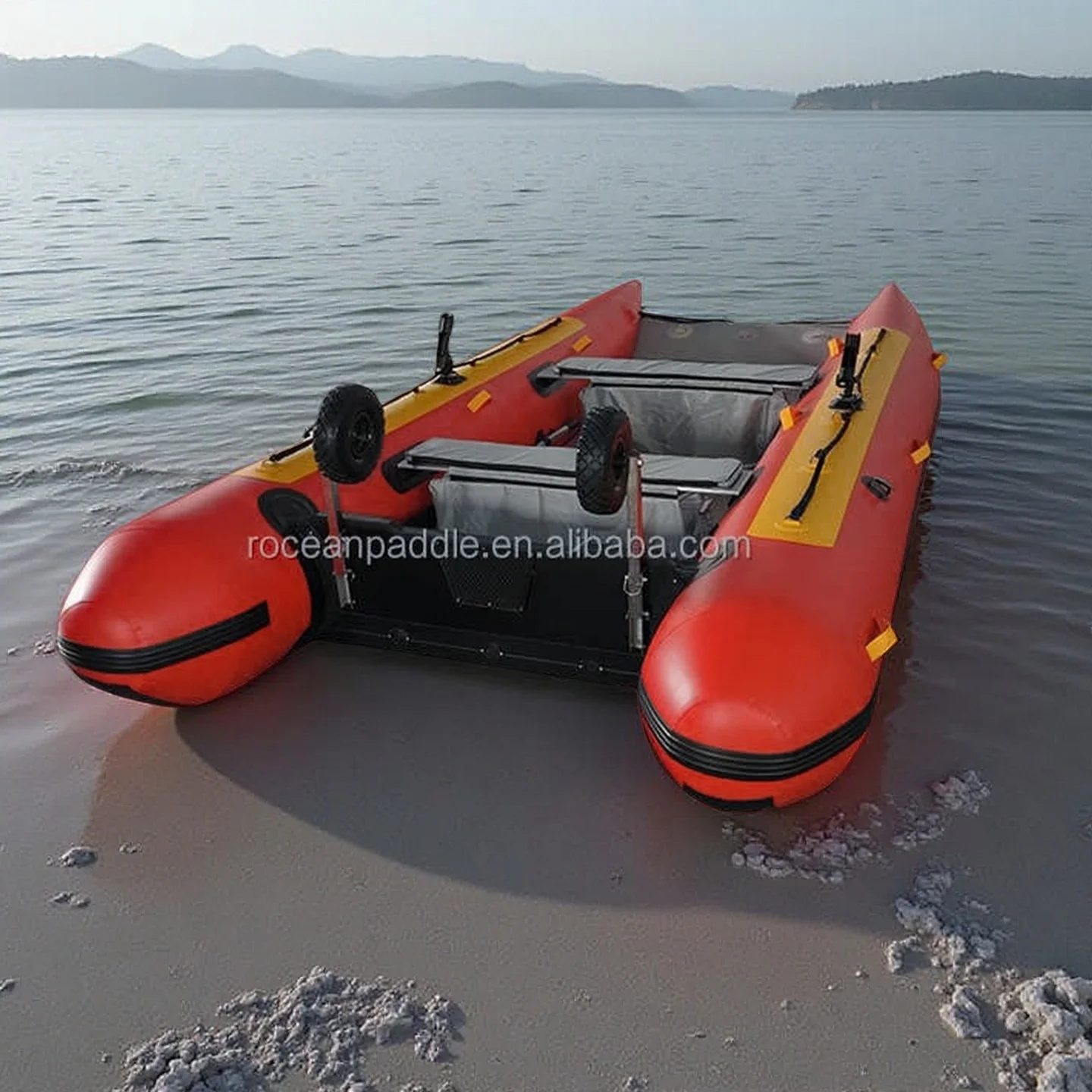 

CE 360 390 430 Cm Inflatable Speed Catamaran Inflatable Catamaran Landing Craft For Sale