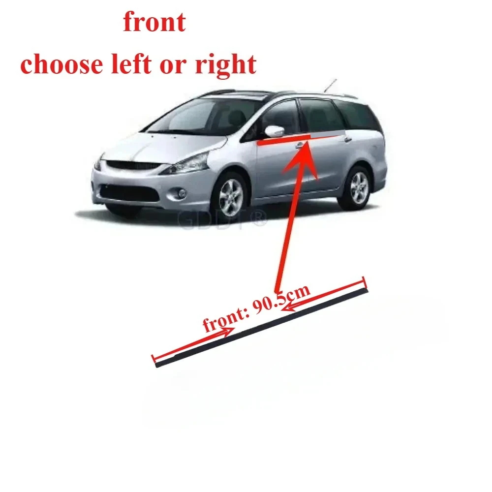 

1 PIECE ONLY Outside Window Glass Protector Rubber for Grandis NA00 MR959683 Windows Weatherstrip for Door Glass Outer Laminate