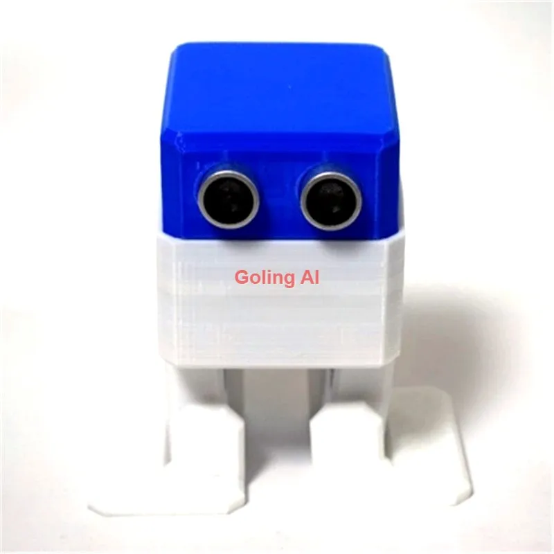 Robot humanoïde OTTO imprimé en 3D STEM, code source ouvert, danse, évitement d'obstacles, robot de suivi pour Arduino, kit de bricolage programmable