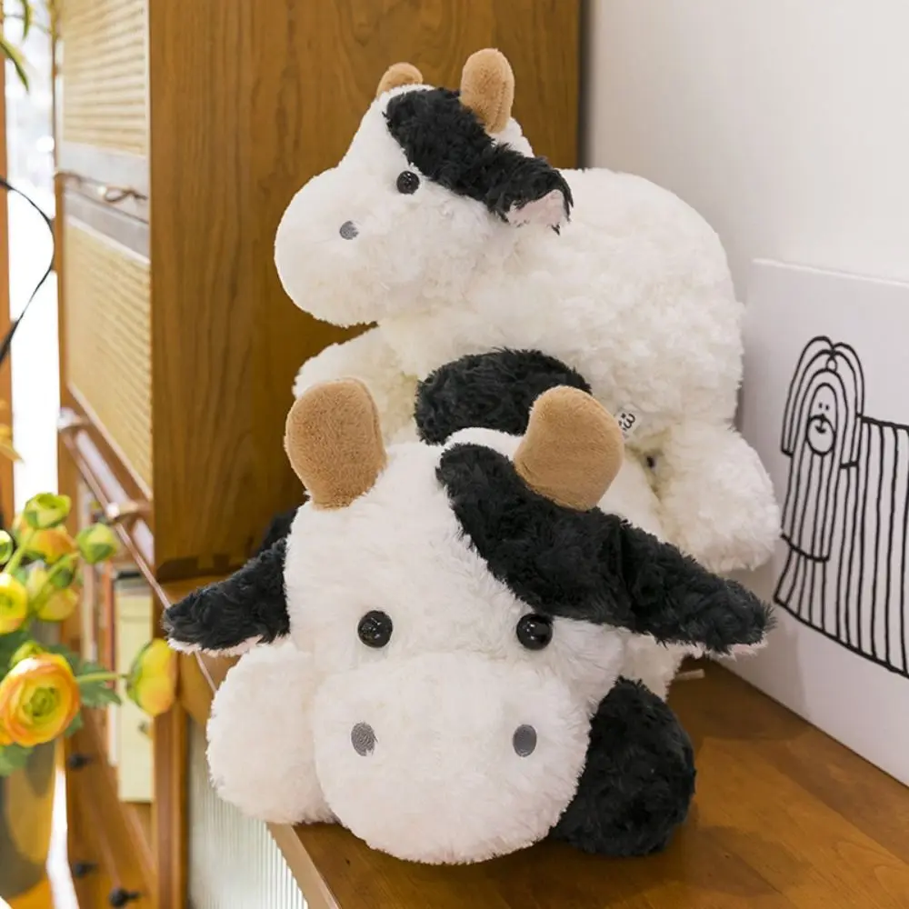 ぬいぐるみ羊横たわっている子ヤギと牛 23/38 センチメートル PP 綿かわいい動物のおもちゃ素敵なかわいい大きな角ヤギのおもちゃ子供