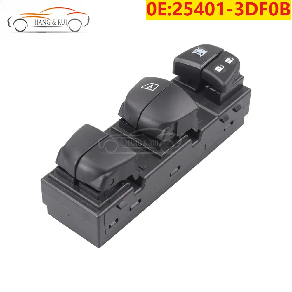 

25401-3DF0B 16+3 Pins Electric Power Window Regulator Master Switch 25401-1KA0B For Nissan Juke Leaf Sentra 254011KA0B
