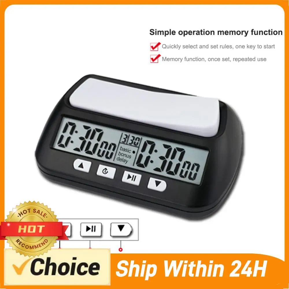 

Профессиональные шахматные часы с таймером обратного отсчета, портативные цифровые часы для международных шахматных соревнований и настольных игр