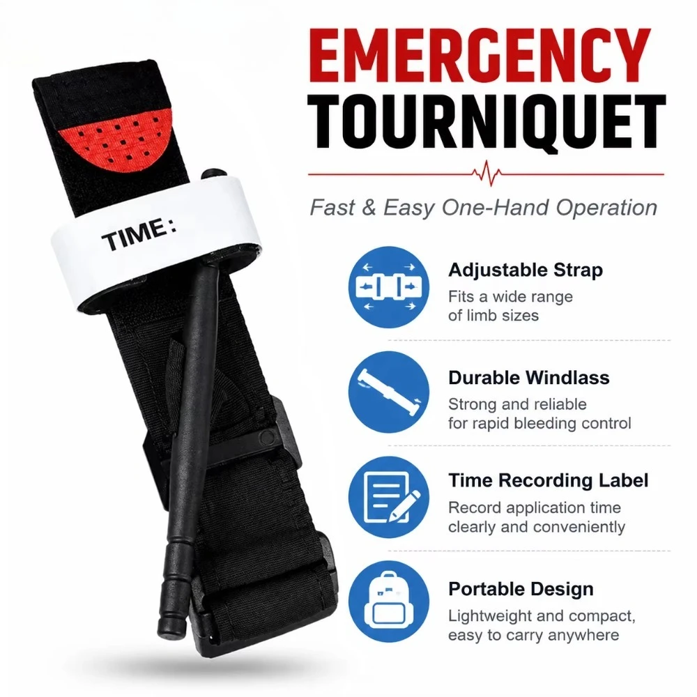 Tourniquet first aid kit Emergency Tourniquet Medical First Aid Survival Belt for Outdoor Military First Aid Kit outfit Rescue