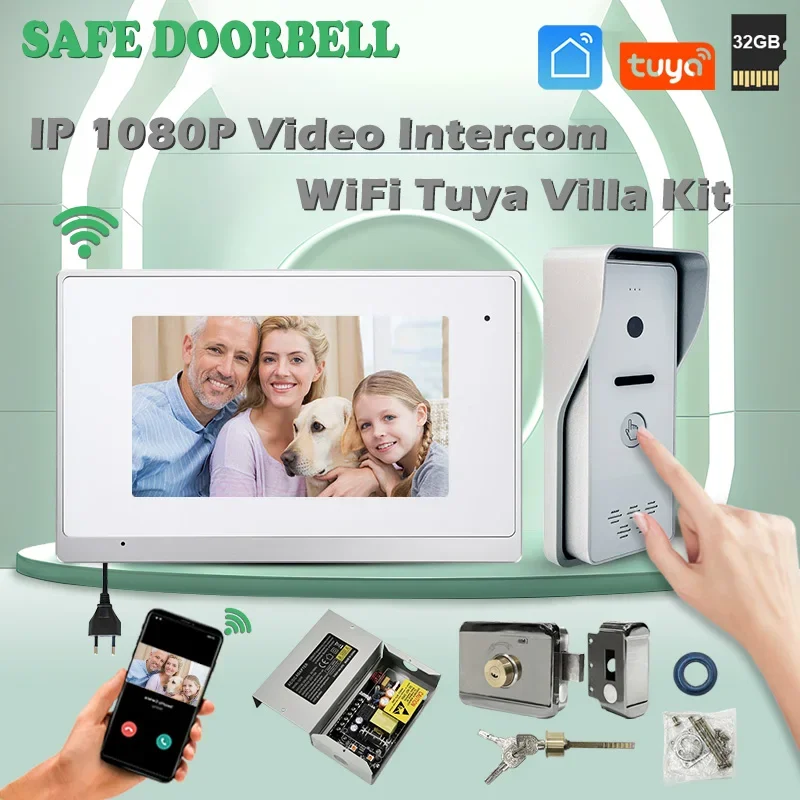 

Explosive Models Records Max 128G SD Memory Card Villa Tuya Doorbell Remotely Control Mobile Phone Unlocking Video Intercom