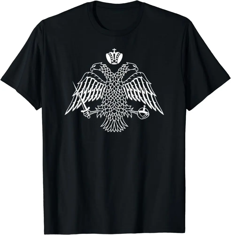 American Orthodox Co, Byzantine Double Headed Eagle T-Shirt Anime Graphic T-shirts For Men Clothing Women Short Sleeve Tees