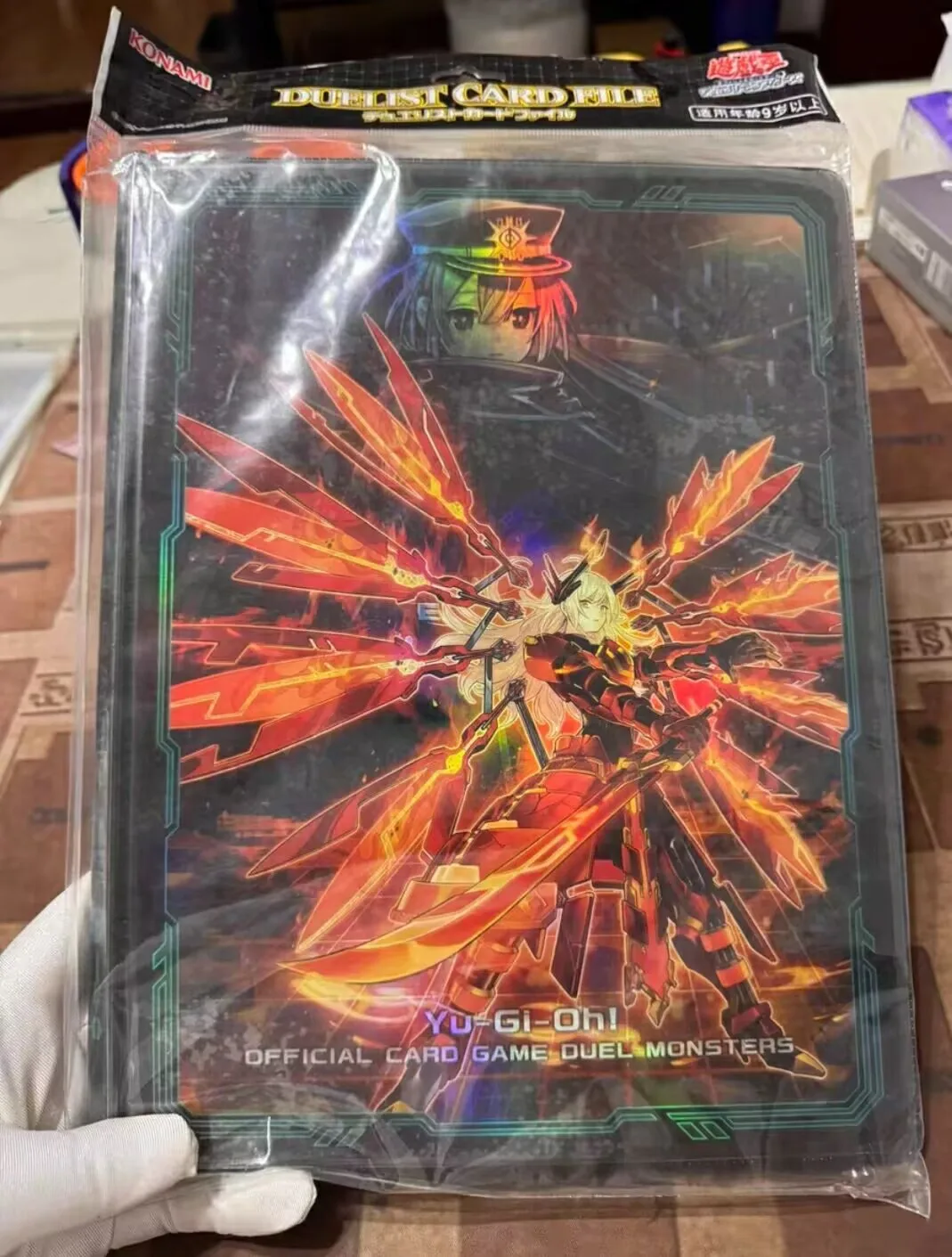 Yugioh KONAMI Duel Monsters Sky Striker Ace Kagari Mobilize Engage Official Collection 9 Pocket Sealed Duelist Portfoilio Binder