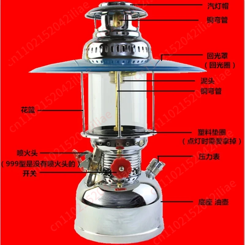 Suitable for tent lights 950 with complete accessories