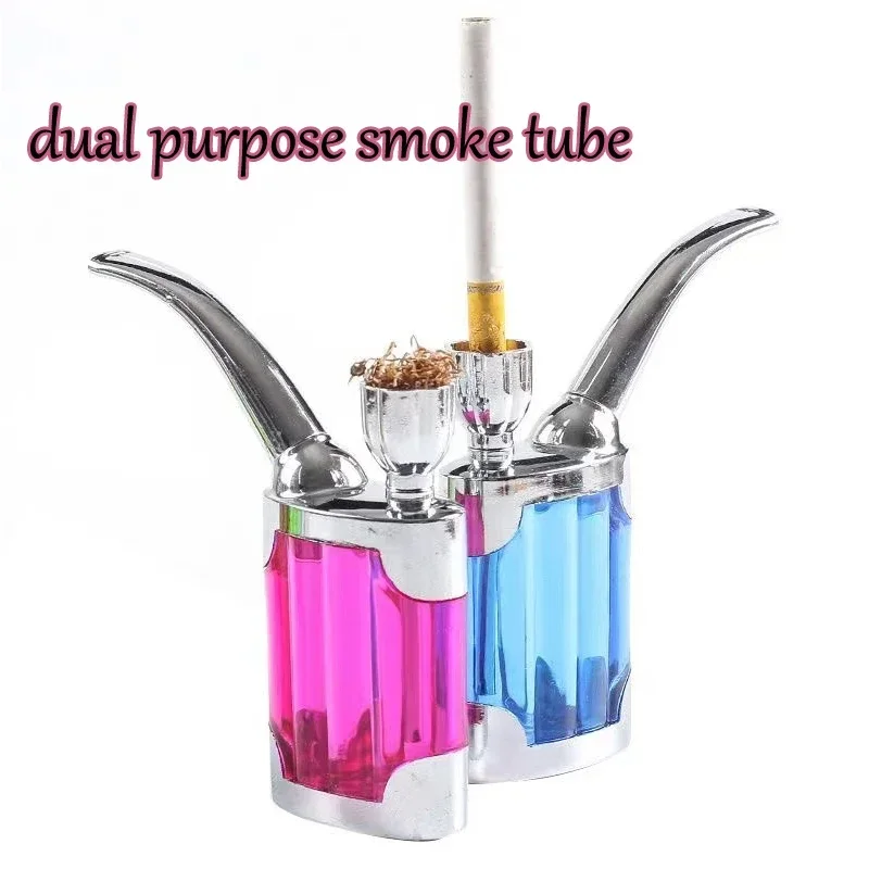 

Fashionable transparent water pipe Classic Multipurpose tobacco hookah kettle Reduce Tar Remove to Clean Smoking Pipe Men Gift