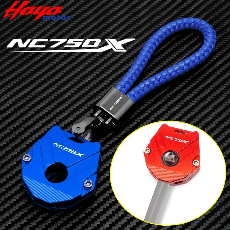 For HONDA NC750X NC 750X NC750 X DCT 2013-2023 Universal Accessories Motorcycle Aluminum Key Case Shell Cover Protector Keychain