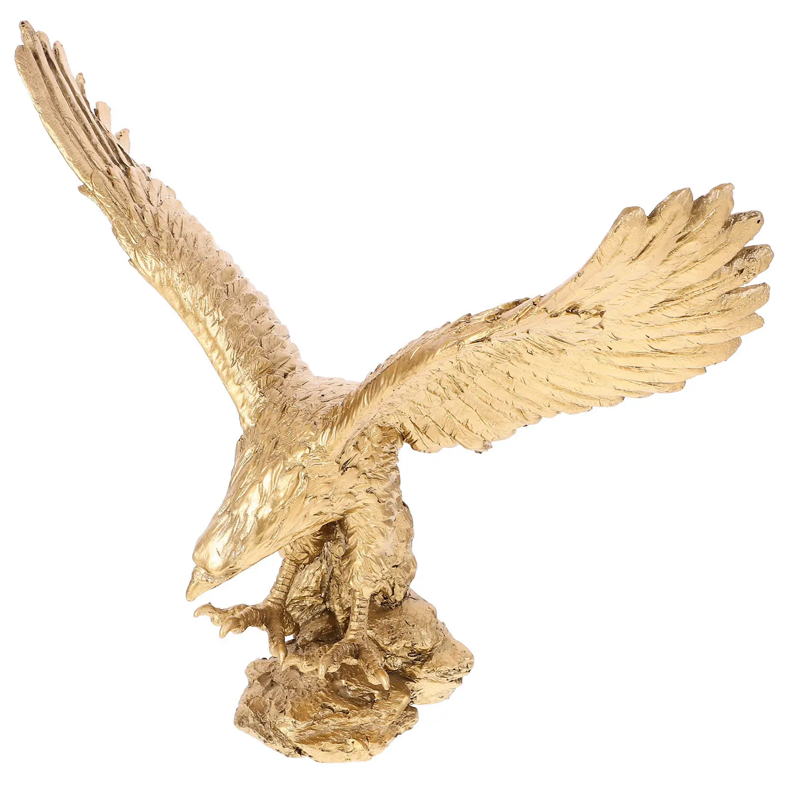 

Resin Eagle Statue Sculpture Medium Size Home Office Desktop Decorative Art Piece for Table Study Entrance Decoration
