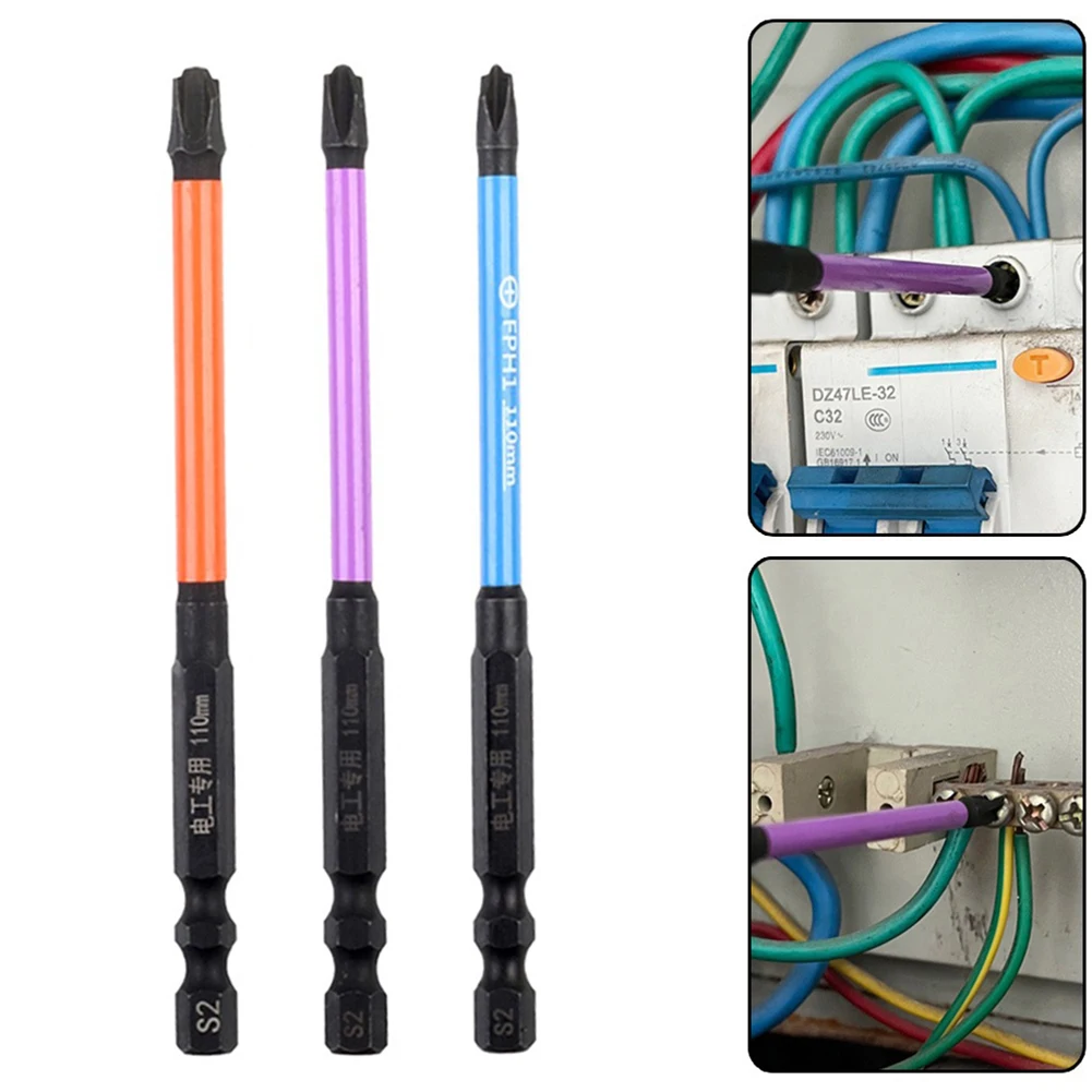 Special Magnetism Cross Screwdriver Bit FPH1 FPH2 FPH3 Nutdrivers 65-150mm For Socket Switch Power Tools