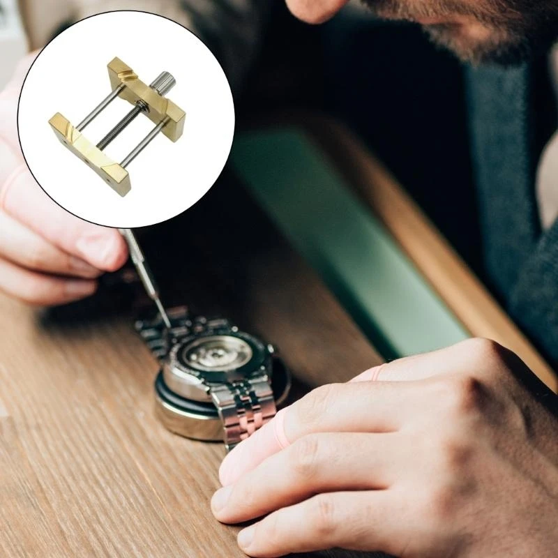 Y2GD Fixed Base for WatchMaker Watches Repair Tools Brass Watch Movement Holder
