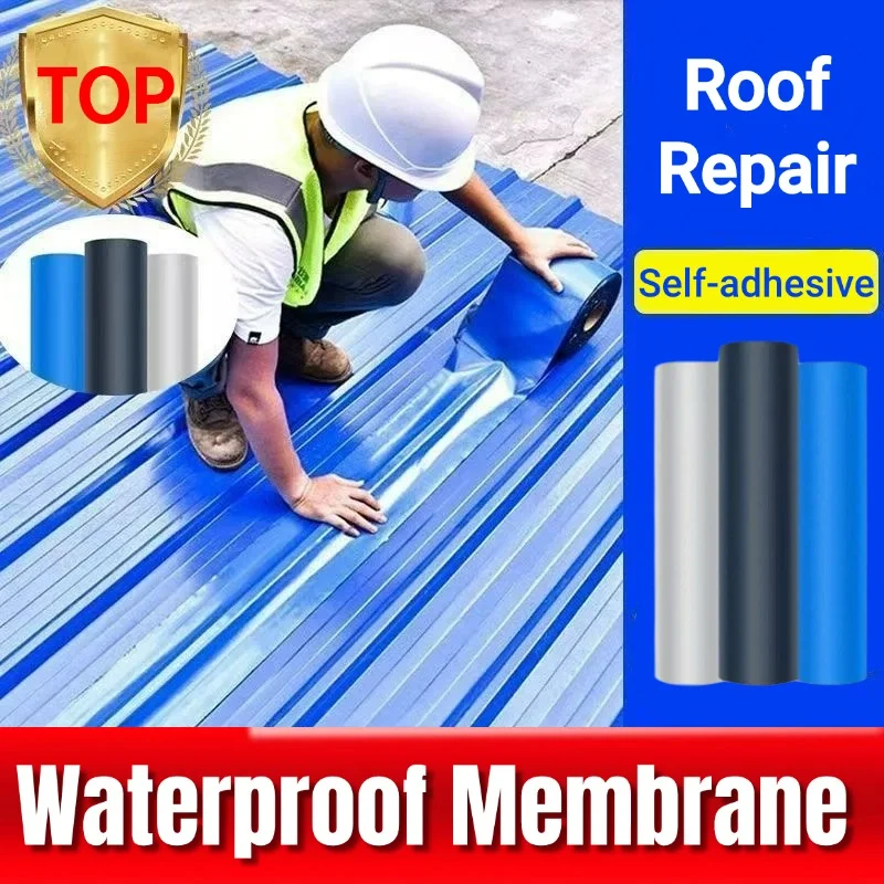 

Waterproof Heat Insulation Tape for Roof Leakproof Self Adhesive Repair Tapes Wall Crack Resistance Fix Waterproof Membrane Tool