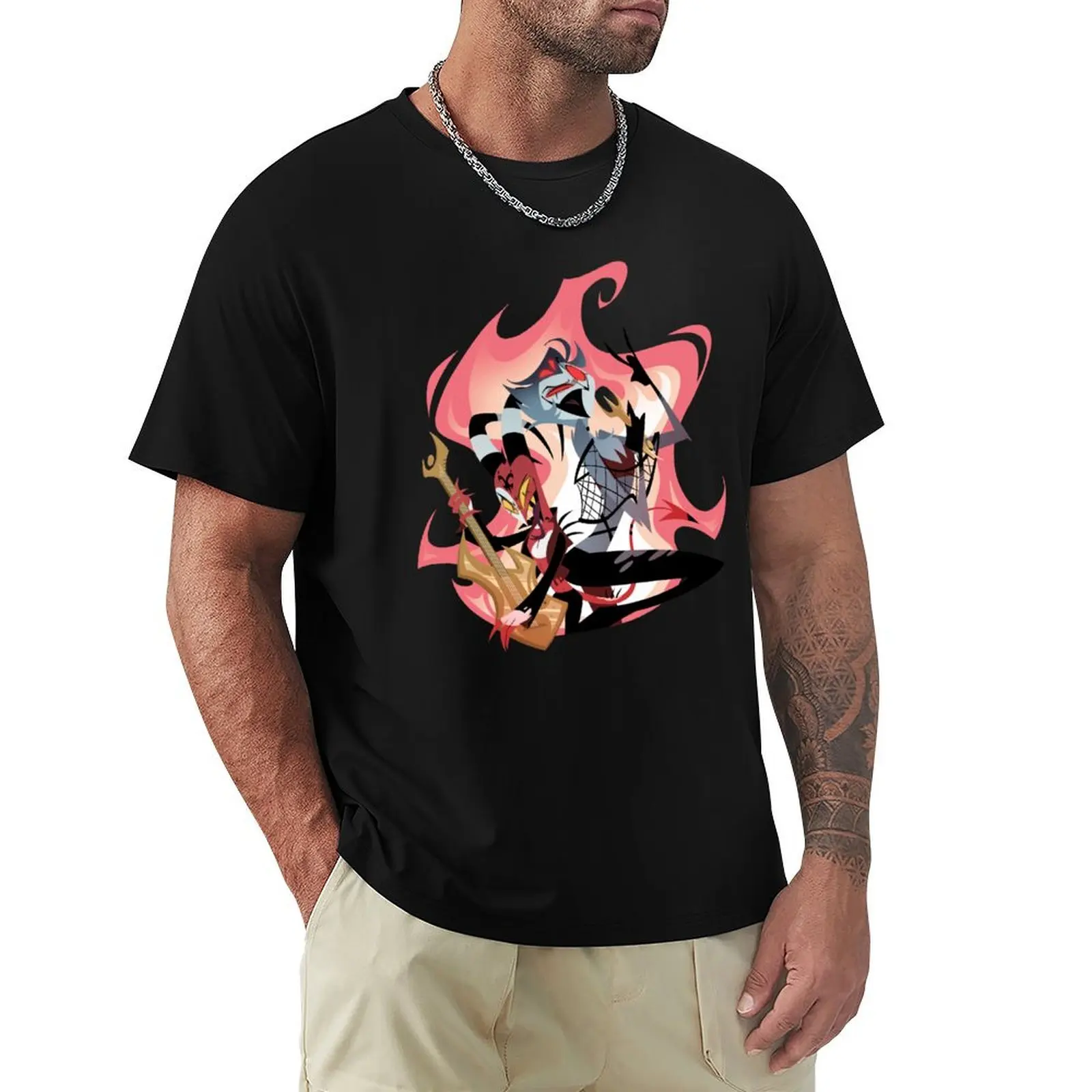 

Helluva Boss - Stolitz rock T-Shirt summer clothes vintage graphic tee cotton graphic tees men workout shirt
