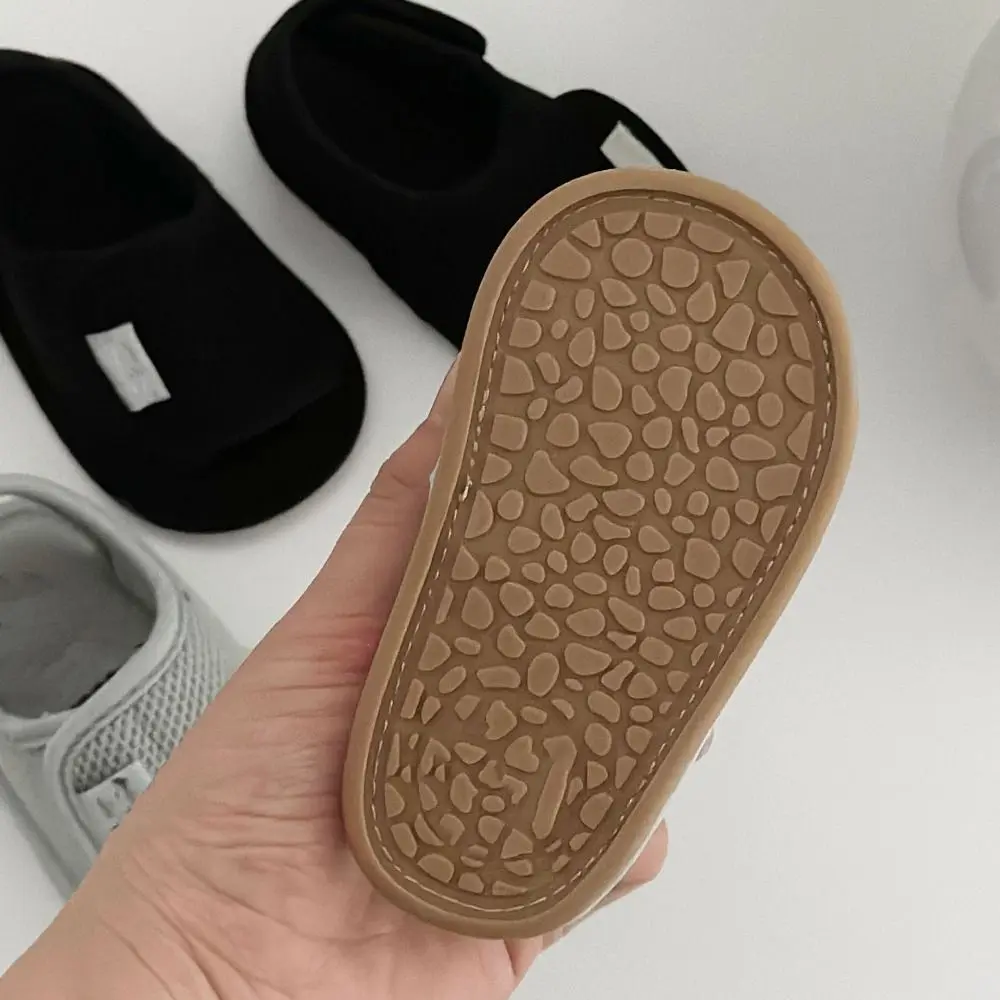 صنادل أطفال بنعل مطاطي غير قابل للانزلاق، صنادل صيفية متعددة الألوان قابلة للتنفس، نعل ناعم، صنادل خفيفة الوزن مضادة للانزلاق، ملابس الشاطئ