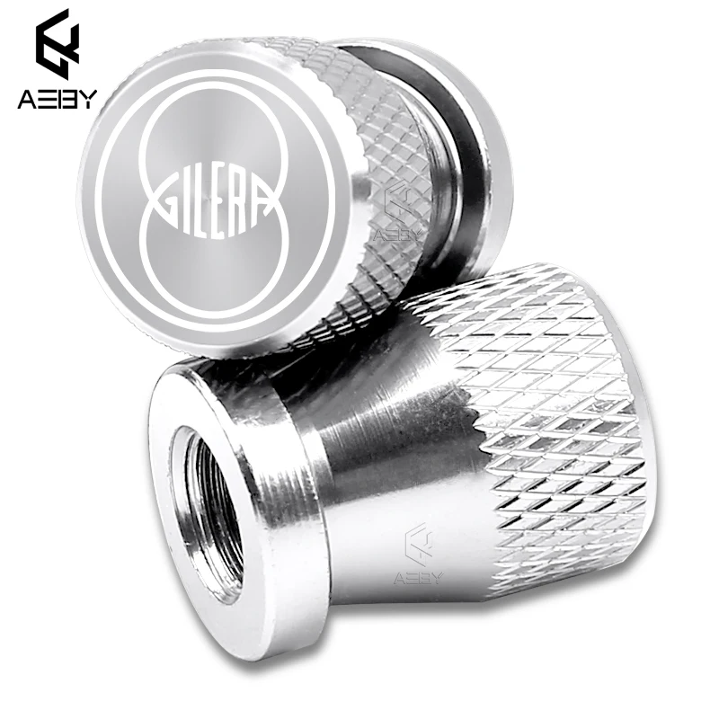 2PCS Motorcycle Aluminum Alloy Tire Wheel Decorate Parts Valve Stem Caps Cover For Gilera GP800 Fuoco Nexus 500 Runner 125 200