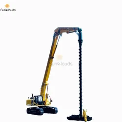 For Komatsu Spiral Drill Machine Excavator Model PC500LC-10MO Alloy 1:43 Scale Die Cast Model Toy Car & Collection Gift