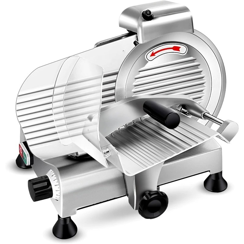 Hot sellingMeat Slicers Home and Commercial Meat Slicers Frozen Meat Cheese Deli Slicer with 8.5