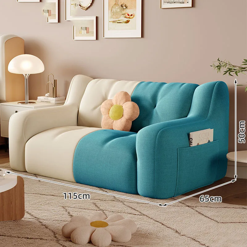 Modny domowa Sofa minimalizm przeczytał balkon salon kanapa akcent Nordic Designer Camas Y Muebles postmodernistyczne meble