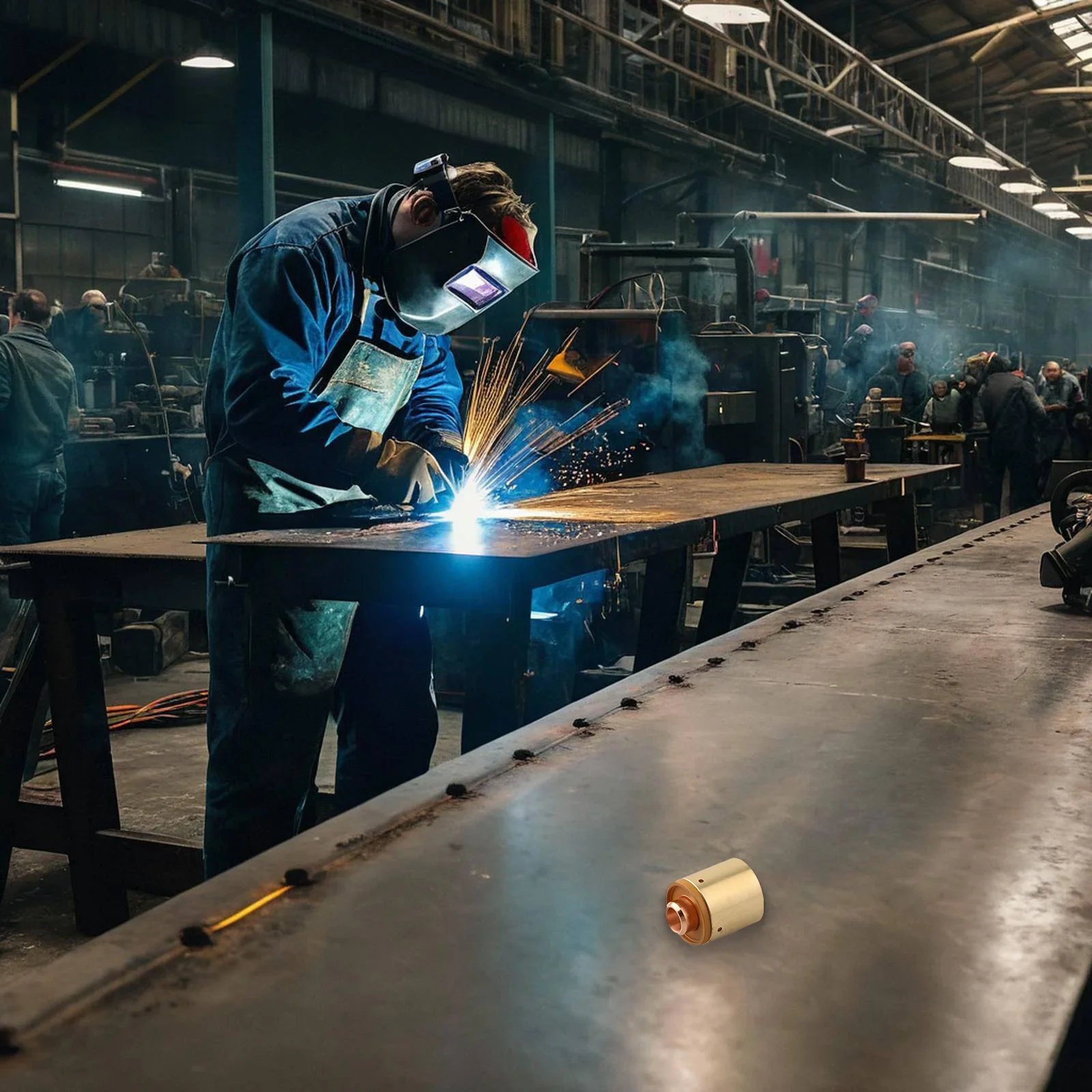 

Расходные материалы для плазменной резки. Стартовая плазменная горелка. Применение плазменной резки, как показано на рисунке. Подходит для CutMaster 52.