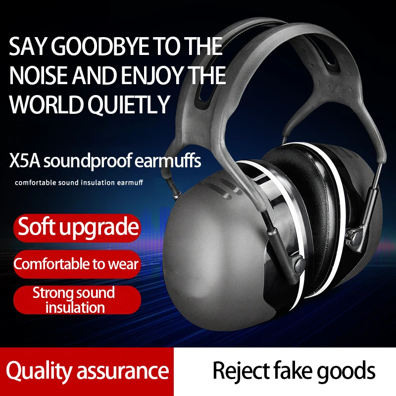 X5 soundproof earmuds for sleep protection against noise,X4/3A learning artefact ultra-silent noise-cancelling headphones