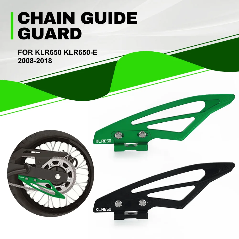 

Chain Guard Cover Rear Brake Fluid Reservoir Protector For Kawasaki KLR650 KLR650-E 2008-2016 2017 2018 Motorcycle Accessories