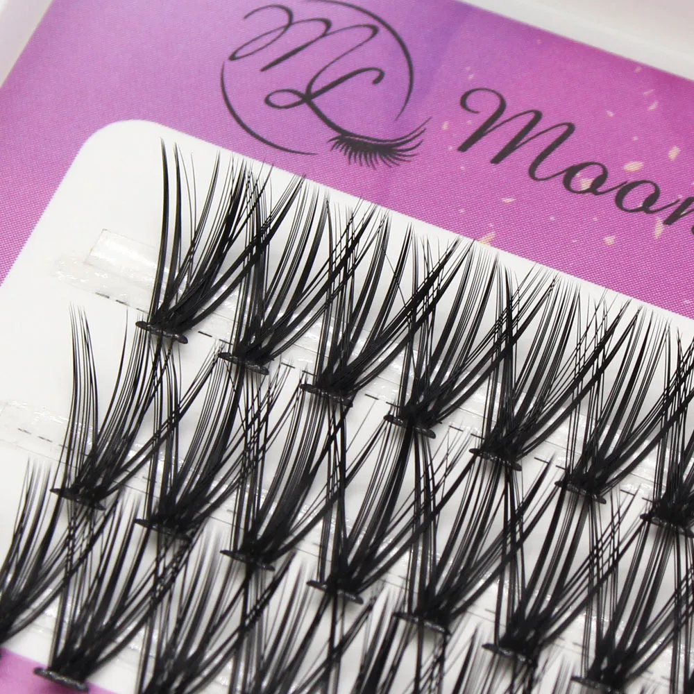 Mond lilie profession elle 20d 30d Einzel cluster Nerz Wimpern Verlängerung 3d Volumen effekt natürliche weiche Make-up Pfropfen Faux Wimpern – Detail 19