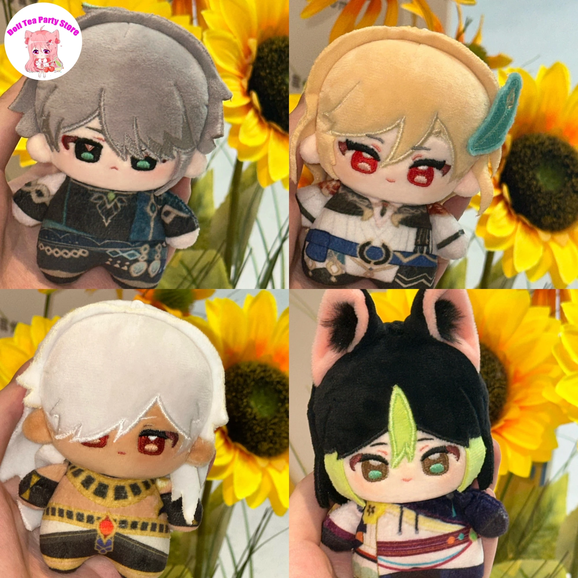 

Плюшевая игрушка-брелок Genshin Impact: Аль-Хайтам, Кавех, Сайно, Тигнари, Нуну, 10 см, аниме-талисман, рождественский подарок