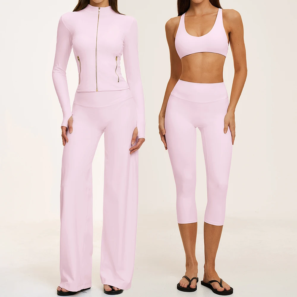 2-3pcs-yoga-suit-women's-tracksuit-sports-outfits-gym-clothes-running-workout-athletic-wear-female-flared-pants-yoga-clothing