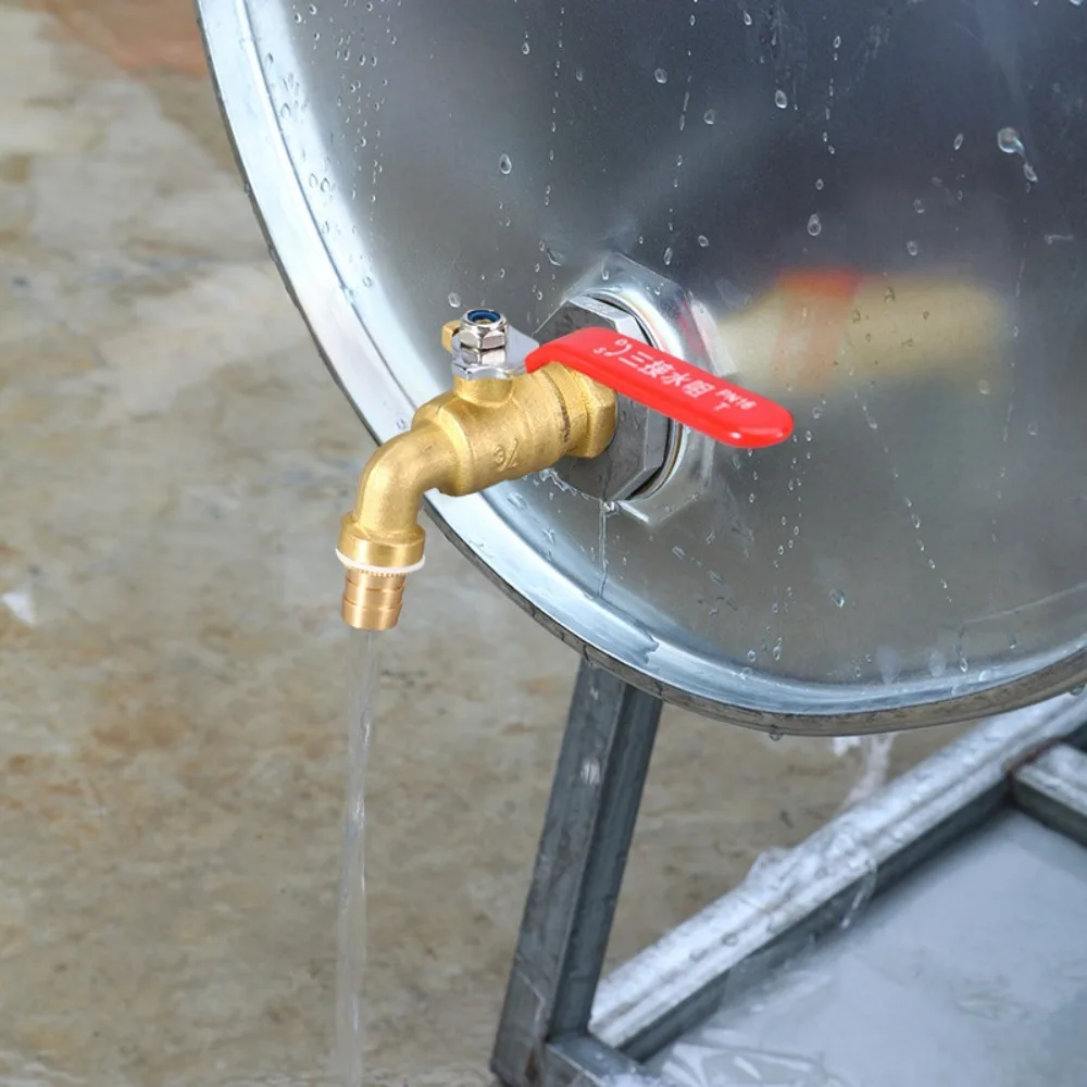 

2 Inch Drum Faucet Brass Barrel Faucet with EPDM Gasket for 55 Gallon Drum