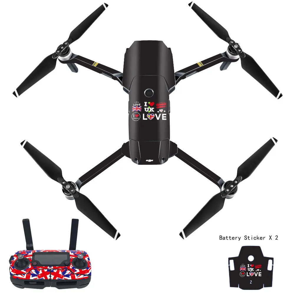 ل DJI Mavic برو ملصق الطائرة بدون طيار واقية ملصق الجلد غطاء ملصق مضاد للمياه الغيار ل Dji Mavic برو