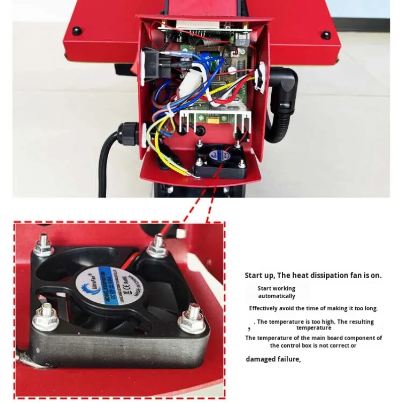 【2026】220 فولت 4060 درج فتح نقل الحرارة مكوّاة مسطحة 40*50 معدات طباعة تي شيرت لآلة الضغط الحراري