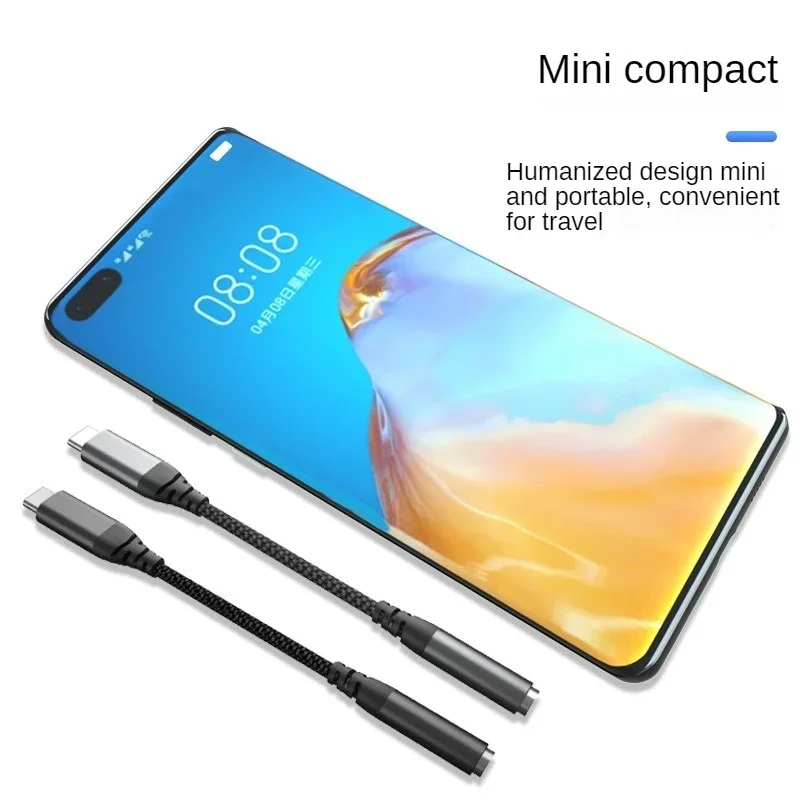 3.5mm Aux Adapter Type-c to USB 3.5 Jack Audio Cable Earphone Cable Converter for Galaxy S21 Ultra S20 Note 20