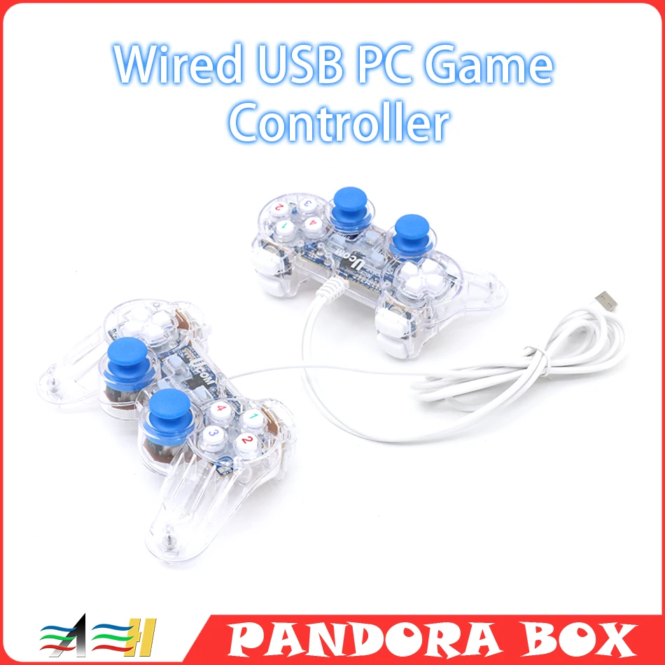 2 szt. Ultimate Gaming Controller Gamepad do PC Windows Raspberry Pi, Android Pandora box USB Joystick Gaming Controller