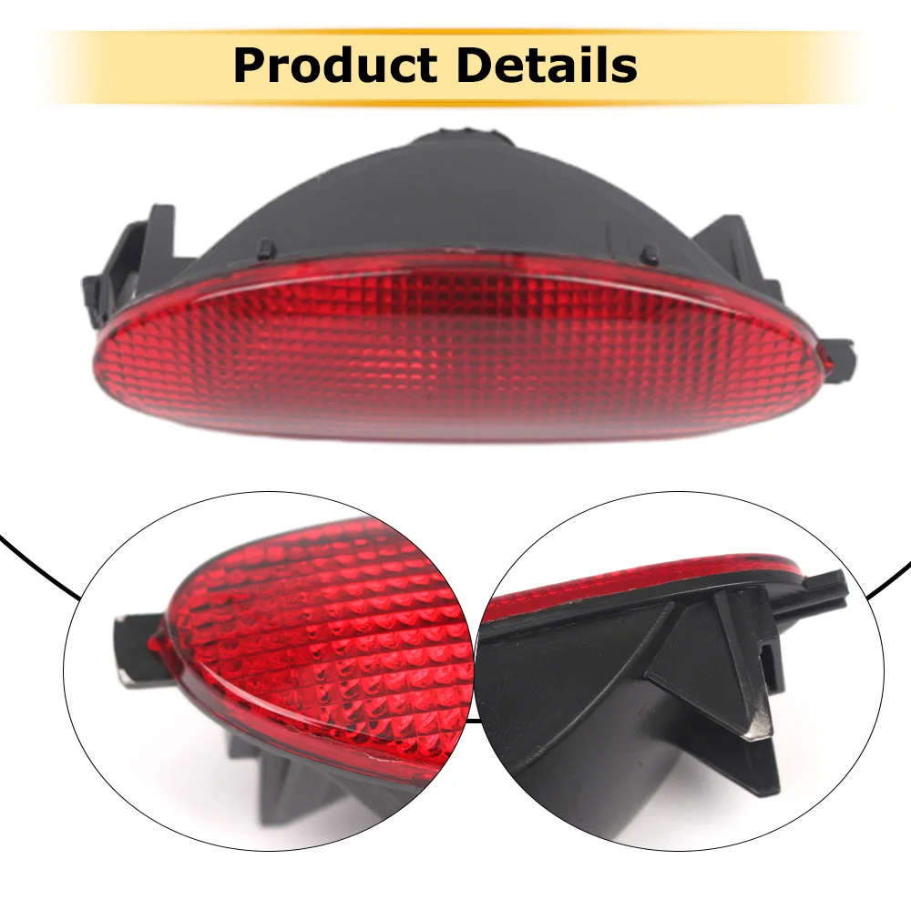 1pc ABS Rear Fog Light Housing 6351K5, 25310601, 18680 for Peugeot 206 1998-2009 206 CC 1998-2009 206 SW 1998-2009