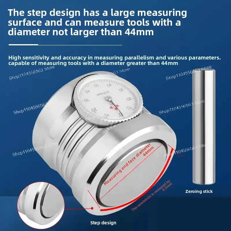 50±0.005mm Z-Axis Tool Length Setter, High Precision Zero Setter with Table Zero Setting Gauge for Machine Tools