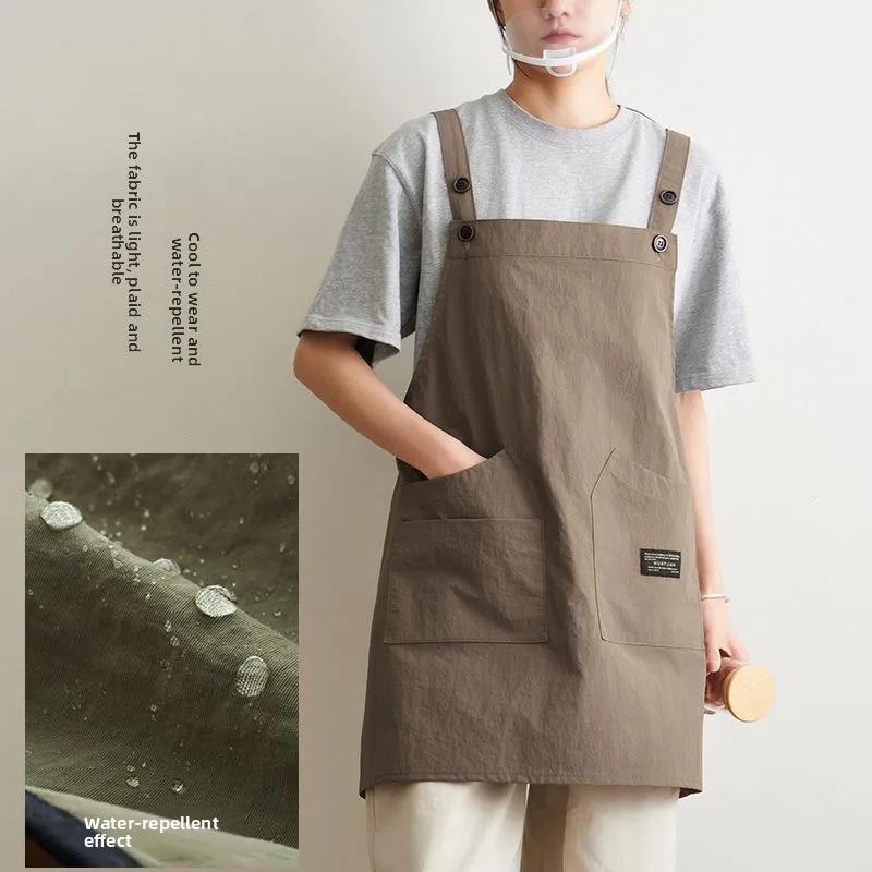 Waiter Workwear Men and Women Workwear Cake Catering Pet Cafe Simple Apron Chef Clothing