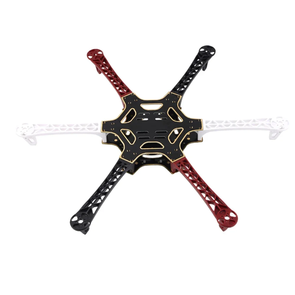 F550 Hexa-Rotor Muticopter Frame met Skid Landingsgestel Als DJI Voor KK quadcopter kit MultiCopter Hexacopter RC Drone