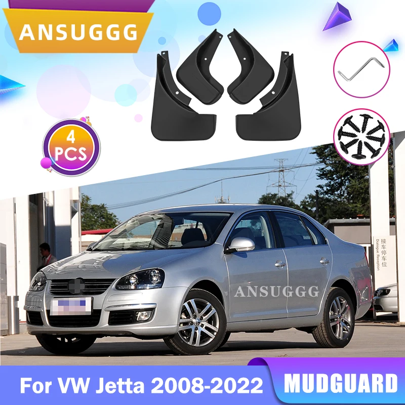 

Mudguard For VW Jetta 2008-2022 Sagitar Vento Bora Mud Flaps Splash Guards MudFlap Car Accessories Front Rear Wheels Fender 4Pcs