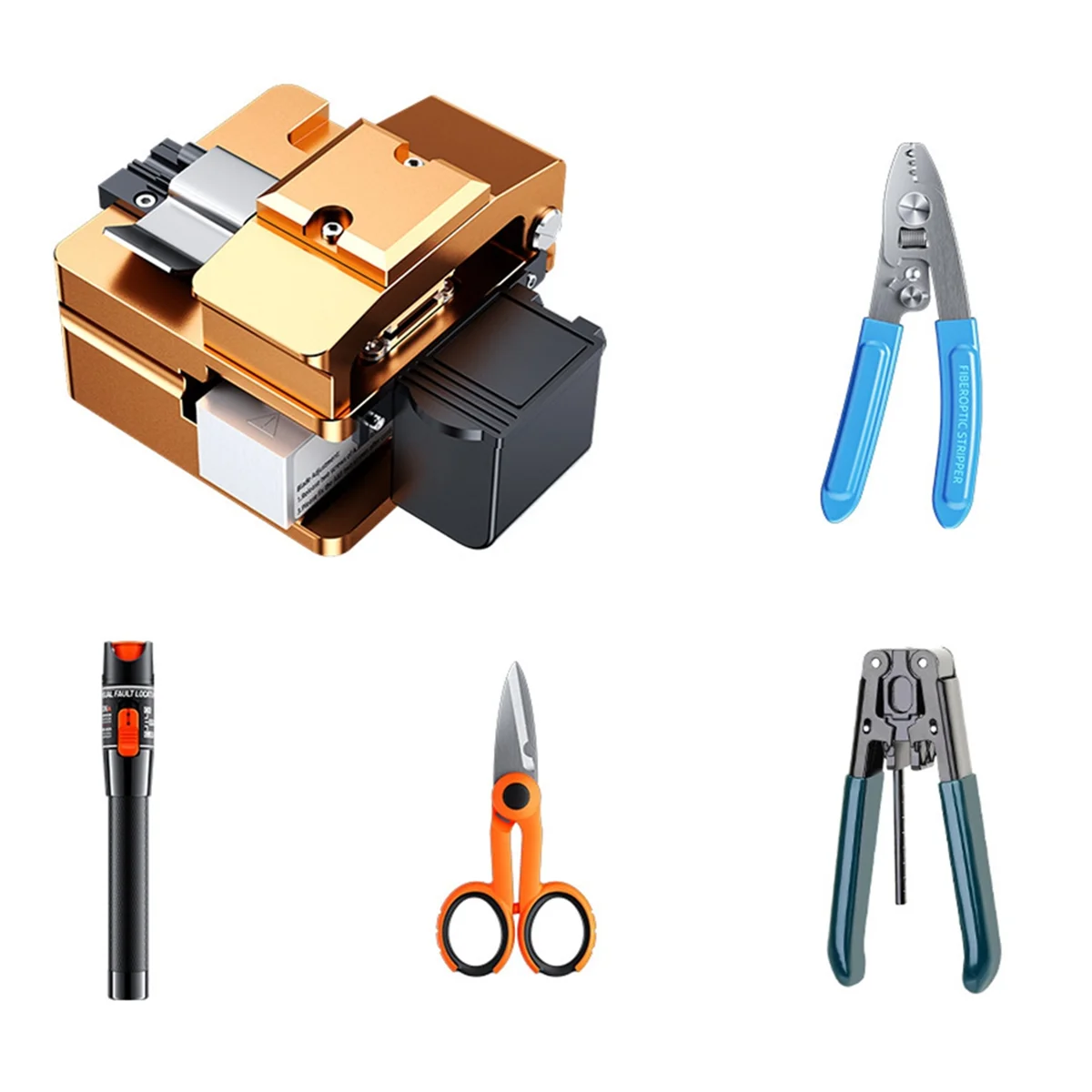AT59 S09 Fiber Optic Cleaver Optical Fiber Fusion Splicer Cutting Knife High-Precision FTTH Fiber Cold Connection Cutter