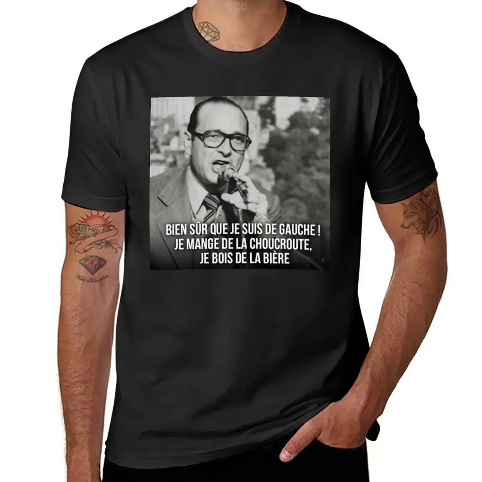 Jacques Chirac french swag T-Shirt boys whites new edition t shirt for men tshirts for mens designer clothing new in tops & tees