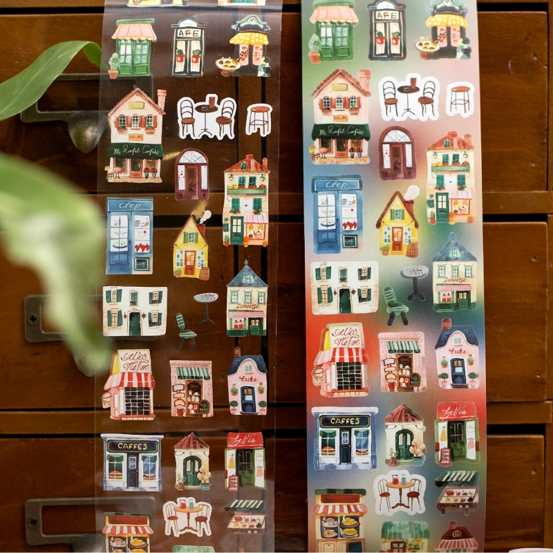 Card Lover 70m * 2m 1 rolka [Small Daily Series] Daily Life Themed Hand Account Deco Masking Tape Washi Tape Material Scrapbook Kit