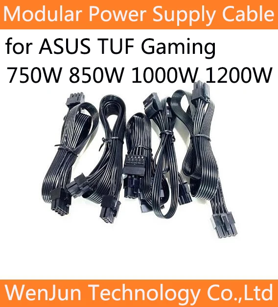 CPU 8pin PCIe 8Pin IDE SATA Modular Power Supply Cable for ASUS  TUF GAMING 750W 850W 1000W 1200W