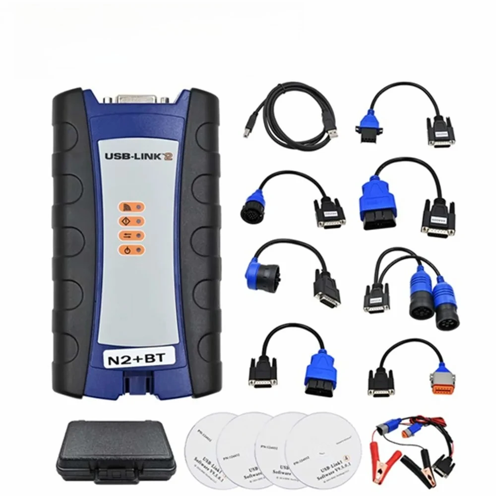 Best Quality For Nexiq 2 USB Link Bluetooth Diesel Truck Diagnostic Tool Fault Detector NEXIQ2 Heavy Duty Scanner