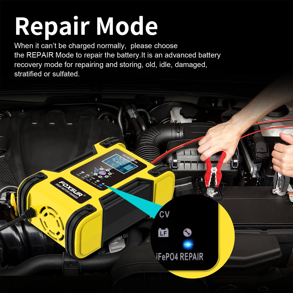 Volledig automatische slimme b - Lifepo4 Battery Charger Smart Automatic recensie en prijs