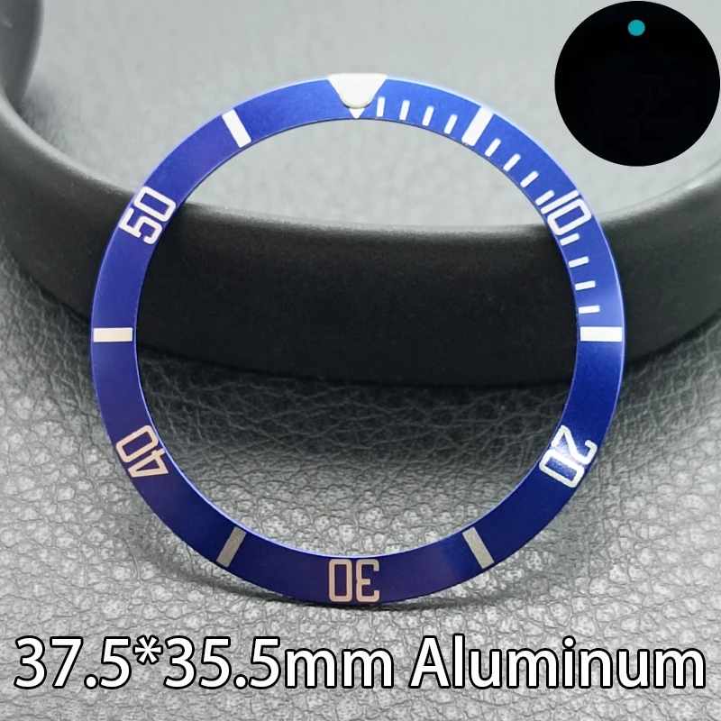 37.5mm*35.5mm Aluminum Watch Bezel Watch Insert Ring Mens Watch Replacement Part Accessories Watch Face Watch Bezel Repair Tool