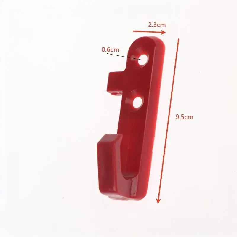 Haken für Elektroroller, robust, leicht, tragbar, rot, zum Aufhängen von Taschen, Helmen, geeignet für alle gängigen Elektroroller. – Detail 2